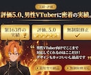 男性VTuber様向けの高品質セット承ります 配信画面/背景/ネームロゴ/離席中/待機中/OP/EDセット イメージ15