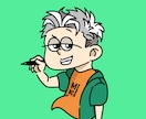 あなたにぴったりのSNSアイコンを制作します ポップで使いやすい現代風のテイストが大人気！ イメージ2