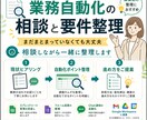 業務自動化の相談と要件整理をします 何から始めるべきか、現状整理からやさしく提案 イメージ2