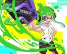 ラフ提案付き　某ゲーム風SNSアイコン作成します 指定の武器とギアでアイコンを描きます イメージ5