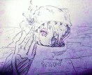 似顔絵、擬人化などなどのアナログイラスト描きます フルカラーが飽きちゃった…そんなあなたへ！ イメージ1