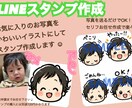 イラストにしてスタンプ作成します かわいいお子さんをイラストにしスタンプ作成します♩ イメージ1