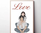 素敵な思い出をシンプルイラストにします 《オーダーイラスト》記念に残るお洒落な韓国風イラスト♡ イメージ2