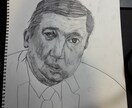 貴方、貴方様のご友人の似顔絵描きます 鉛筆やボールペンのようなもので描くので基本白黒の絵になります イメージ9