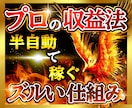 簡単！商品いらずの半自動で稼ぐプロの収益法教えます 最強技を破格プライス！安価な商材に振り回されず成功への近道を イメージ1