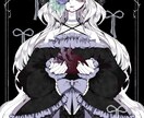 ダークゴシックで優美な世界観のイラストを制作します 1枚絵・SNSアイコン・グッズ用等 イメージ2