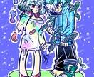 1枚絵なんでも描きます 男子、女子、子ども、Vライバーさん立ち絵なんでも描きます！ イメージ1