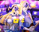 にじさんじ等実績｜歌ってみたMV制作致します 少ない素材でも⭕️Live2Dで制作やイラスト制作も可能✐☡ イメージ5