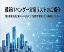 即納！IT企業の新規開拓テレアポリストを提供します BtoB営業に最適！2393件の高純度ITベンダー法人リスト イメージ5