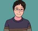 おしゃれアニメ調アイコン描きます おしゃれアニメ調のアイコン描きます イメージ1