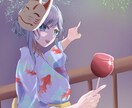 かわいいイラスト制作承ります 一枚絵、SNSアイコン、立ち絵などご相談ください イメージ5
