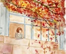 文字入れも可能な水彩風絵画作成します 水彩画であたたかみのある作品をお届けします イメージ2