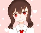 sns用の、上のような画像をお描きします 目に力を入れてます！目が綺麗なのがいい！！という方におすすめ イメージ1
