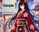 圧倒的美しさ！AI和風巫女画像プロンプト販売します ChatGPTプロンプトで、同じような画像を簡単に何枚でも！ イメージ2