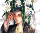 和風・歴史創作キャラクターイラスト描きます カラー／モノクロ対応　初心者歓迎|お試しプラン イメージ4