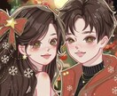 SNSアイコン 名刺 商用可イラスト似顔絵描きます あなたと大切な人の笑顔を、絵で残しませんか？ イメージ6