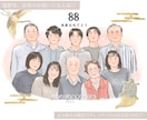 オシャレかわいい♩温かくて似てる似顔絵かきます 印刷郵送◎シンプルだけどあったかい♩プレゼント/還暦/記念日 イメージ2