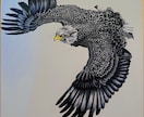 墨絵 躍動感溢れる【動物】を描きます ◇商用利用・著作権譲渡◎／目を引く和風墨絵イラスト イメージ3