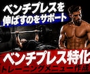 ベンチプレス特化の筋トレメニューを作成します 完全独学で伸ばしたからこそ伝えられるリアルなアドバイス イメージ1