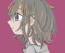 厚塗りでシックなイラストアイコンを制作します おしゃれなエモいアイコンでSNSを彩りたい方に イメージ1