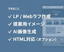 Webサイト・LPの構成イメージラフを制作します HTMLコーディング可｜提案用・LP・Webのラフ制作に最適 イメージ8