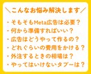 ビデオ通話でMeta広告のギモンをすべて解消します Meta広告をこれから始める方、初心者の方におすすめ！ イメージ2