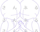 即日OK！量産夢絵お描きします シンプルで可愛い夢絵が欲しい方に！ イメージ2