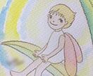 ガーディアンアート♪あなたを見守る守護存在描きます そっと寄りそう守護さんを感じるひととき イメージ1