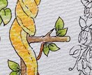 生き物×植物☆イニシャルやお名前を絵文字にします 1文字￥4,000～☆記念日･プレゼント･鑑賞用に イメージ8
