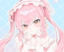 かわいい女の子描きます アイコンや立ち絵、様々な用途のイラストをお描きします！ イメージ1