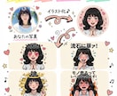 写真1枚から激似の似顔絵LINEスタンプ作成します 自分用に！恋人用に！家族用に！推し活用にも！最短1日で作成。 イメージ3