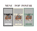 即納！キッチンカーのpop作製します 【時間がない方必見！】イチオシメニューを目立たせましょう イメージ7