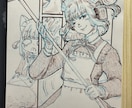 頁画　あなたを1ページ漫画にします アナログでコミック風1ページイラストにします。 イメージ7