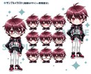 SDキャラクター・デフォルメイラスト描きます あなただけのかわいらしいミニキャラクターをお求めの方！ イメージ9