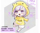 商用込！SDキャラ描きます 動画内での利用・ブログ・アイコンなどに イメージ4