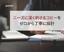 強みが100%伝わるコンセプト/コピーを設計します サービスの特性を分析して提供価値を整理。最適な切り口で表現。 イメージ3