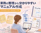 業務を整理して“迷わない”マニュアルを作ります 業務が属人化して困っている方へ イメージ1