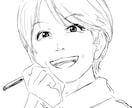 漫画に入ったような、白黒似顔絵お描きします！ます 普通の似顔絵とはちょっと違う、命を吹き込んだ似顔絵です！ イメージ2