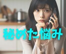 理解してもらえないあなたの悩み、私がお聴きします 泣きたい/苦しい/つらい/淋しい/どんなことでも否定しません イメージ1