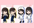女の子のデフォルメイラスト描きます アイドルのイラストを得意としているマンガ家です。 イメージ1