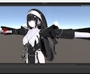 VRC衣装着せ替えの改変を代行します 髪型衣装アクセサリーなどの簡易的な改変(追加料金なし) イメージ2