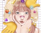 アイコン／一枚絵　色々な絵柄でかけます 主に水彩油絵鉛筆画、アプリはプロクリエイトを使用しています イメージ1