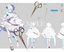 様々な用途の立ち絵イラスト制作承ります TRPG、配信用、など様々な用途の立ち絵制作致します！ イメージ8