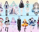 アイコン・歌ってみた・Live2D立ち絵等描きます ちびキャラや配信用イラスト等、幅広く制作しています！ イメージ8