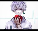 イラスト制作いたします 動画内/サムネ 挿絵 イラスト全般等 儚げな雰囲気が得意です イメージ9