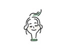 シンプルなアイコンを描きます ゆるくてシンプルな似顔絵が特徴です！ イメージ1