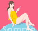 好印象♪おしゃれな似顔絵描きます ビジネス用、SNSアイコンやプレゼントにもおすすめ！ イメージ3