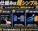 寝稼ぎ！ワンポチ自動化で収益を増やす方法教えます 仕組み/スマホ副業/超初心者向け/集客SNS不要/おすすめ イメージ2