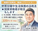 世帯分離や生活保護の活用法★国家資格者が助言します 世帯分離や生活保護の相談★専門家が申請手順を助言します イメージ1