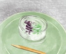 商用◎！リアルで温かみのある食べ物イラスト描きます 水彩で描いたような温かみのある食べ物イラストをお描きします！ イメージ4
